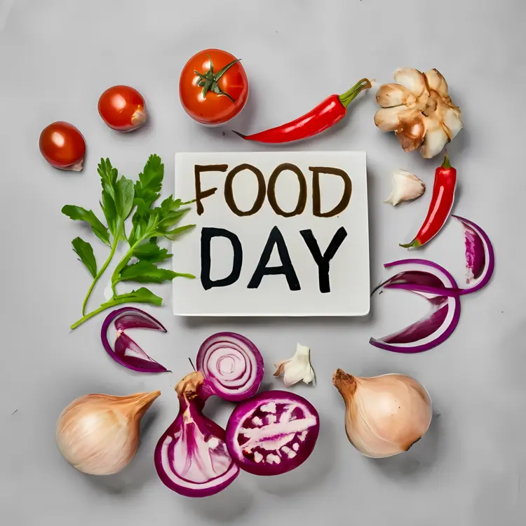 Food Day Event with Fresh Ingredients