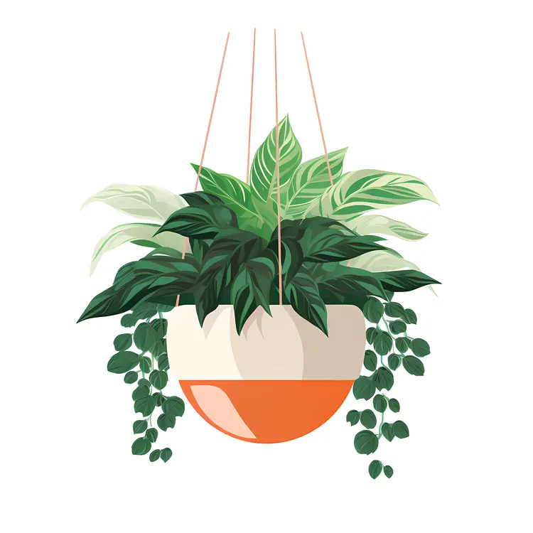 Single Hanging Plant