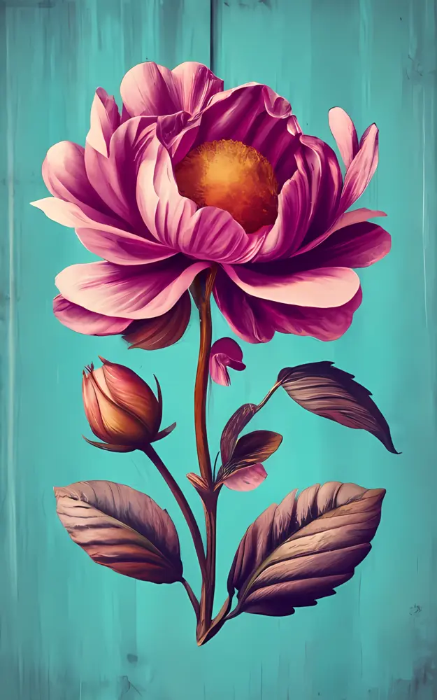 Elegant Purple Flower in Bloom