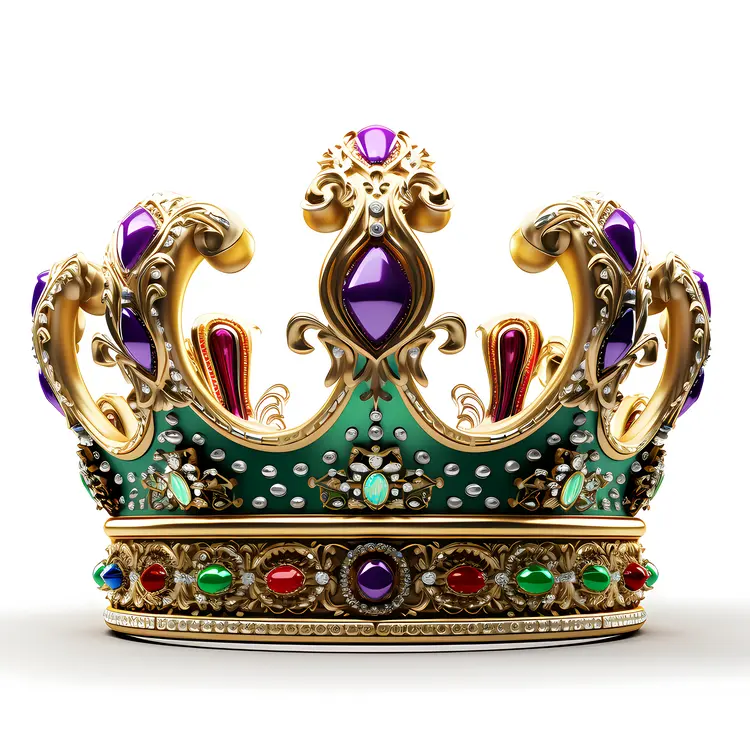 Luxurious Colorful Crown