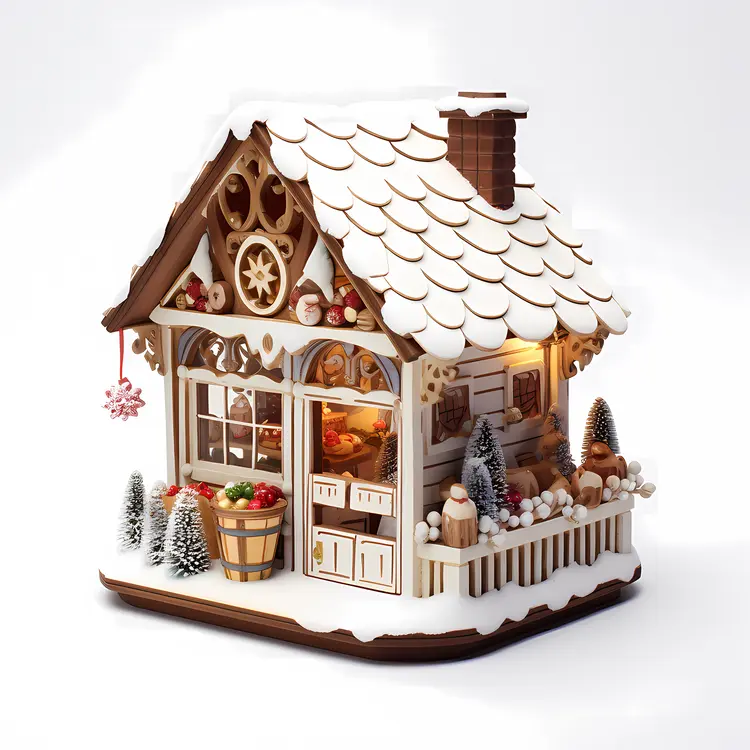 Small cute doodle house