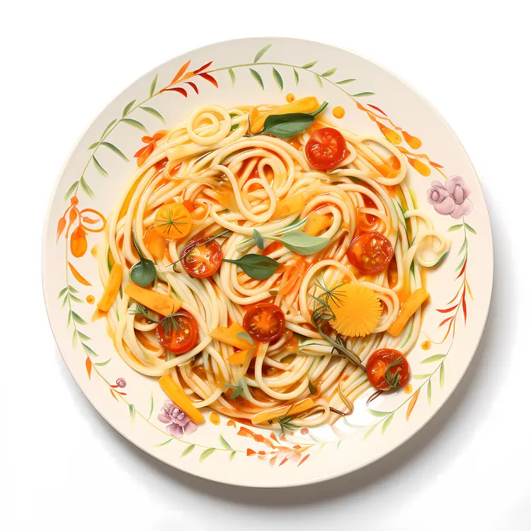 Delicious Spaghetti Dish with Vegetables
