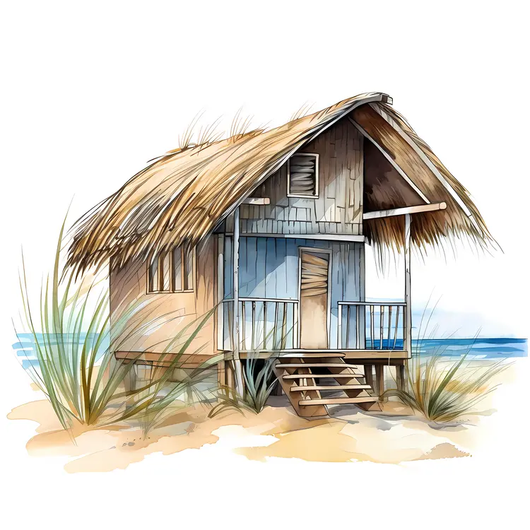 Small cute doodle house