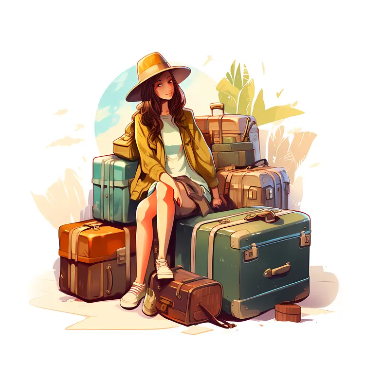 Woman Ready for a Travel Adventure