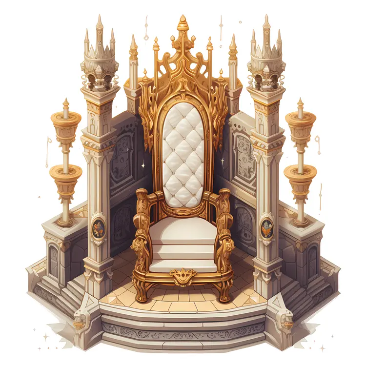 Ornate Golden Throne