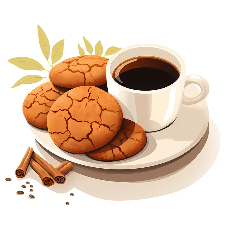 Morning Coffee with Cookies