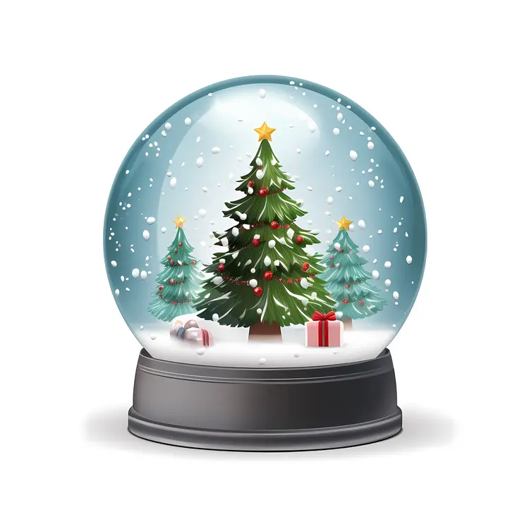 Christmas Tree Snow Globe