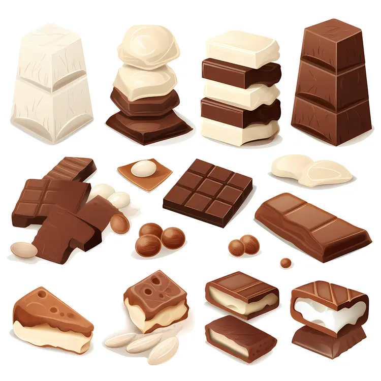 Assorted Chocolate Bars and Treats