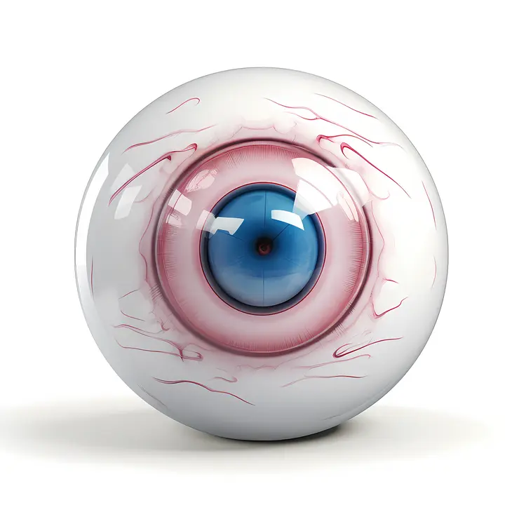 Realistic Human Eyeball Illustration