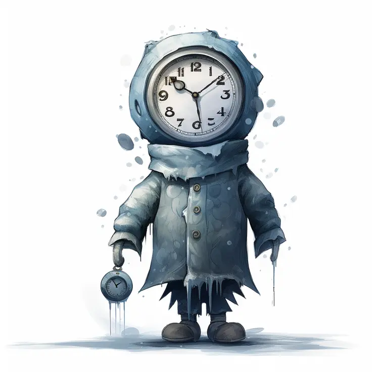 Frozen Clock Character