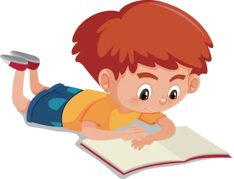 Boy Reading a Book
