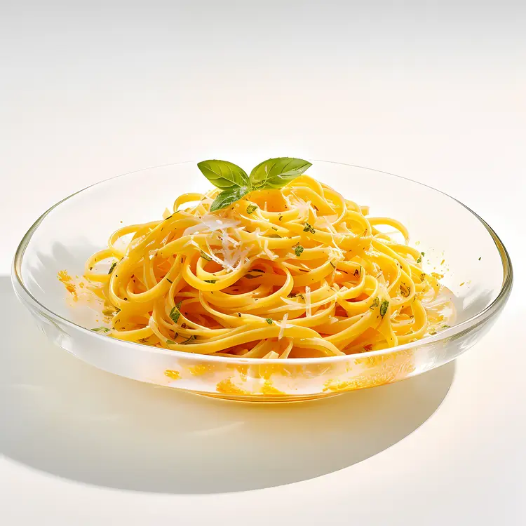 Pasta with Cheese and Basil