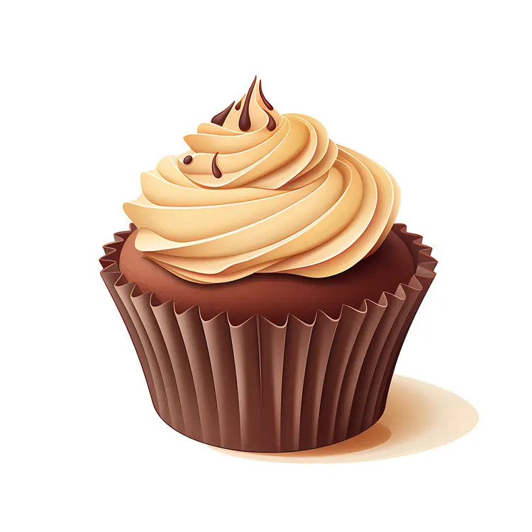 Chocolate Cupcake with Vanilla Frosting