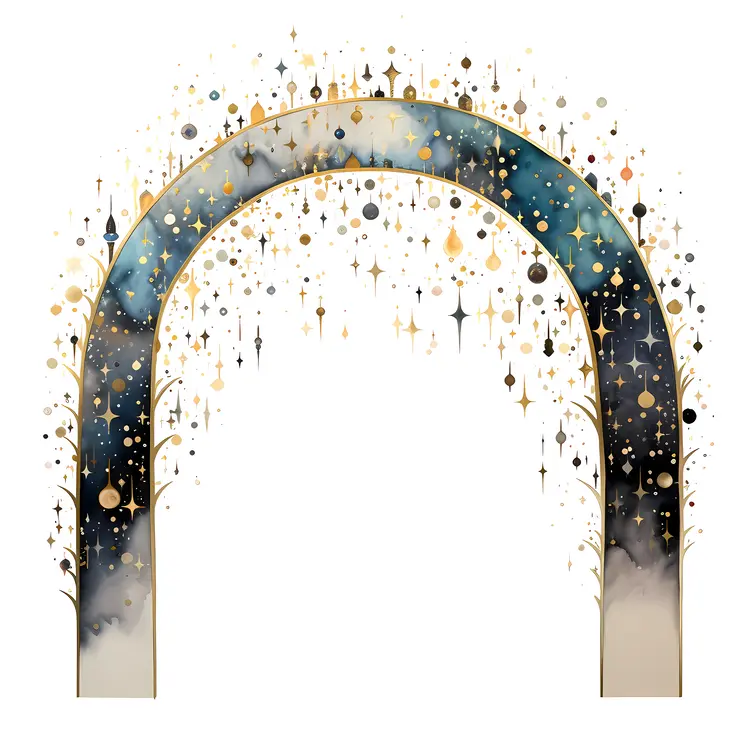 Golden Starry Arch