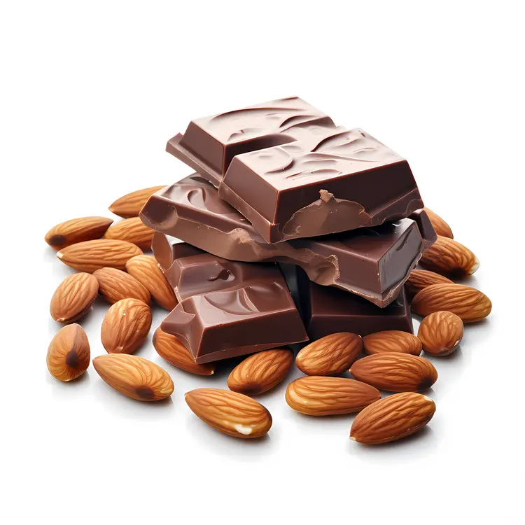 Chocolate Bars and Almonds