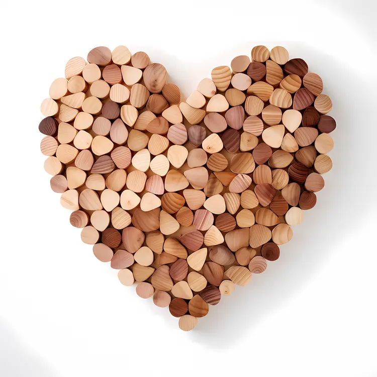Rustic Wooden Heart Art