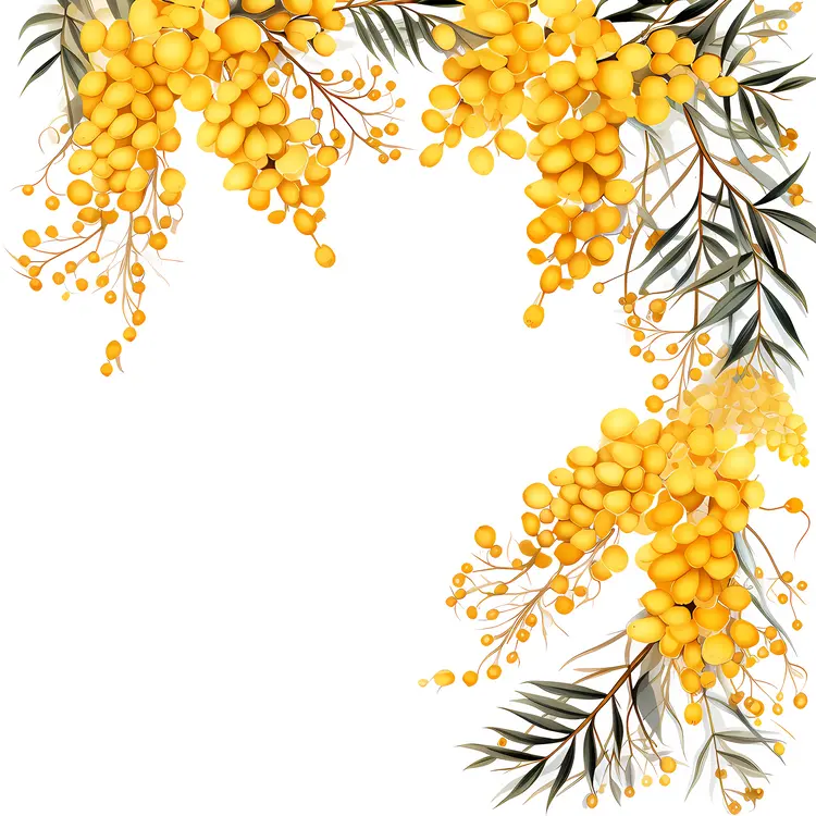 Yellow Flower Corner Decoration