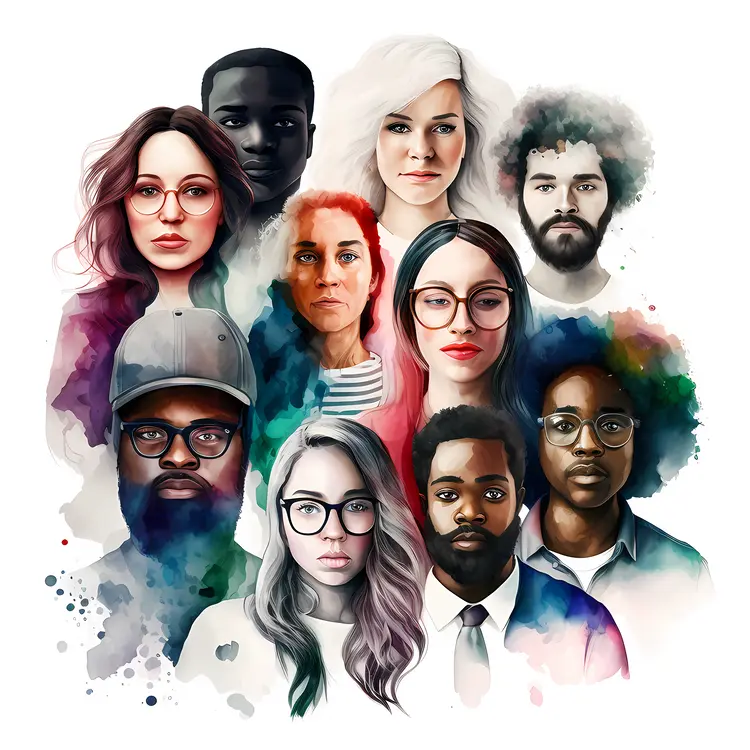 Diverse Faces Portraits