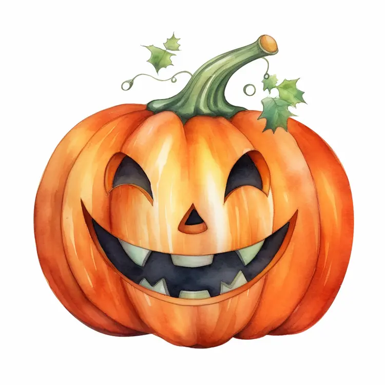 Spooky Jack-o'-lantern Pumpkin for Halloween