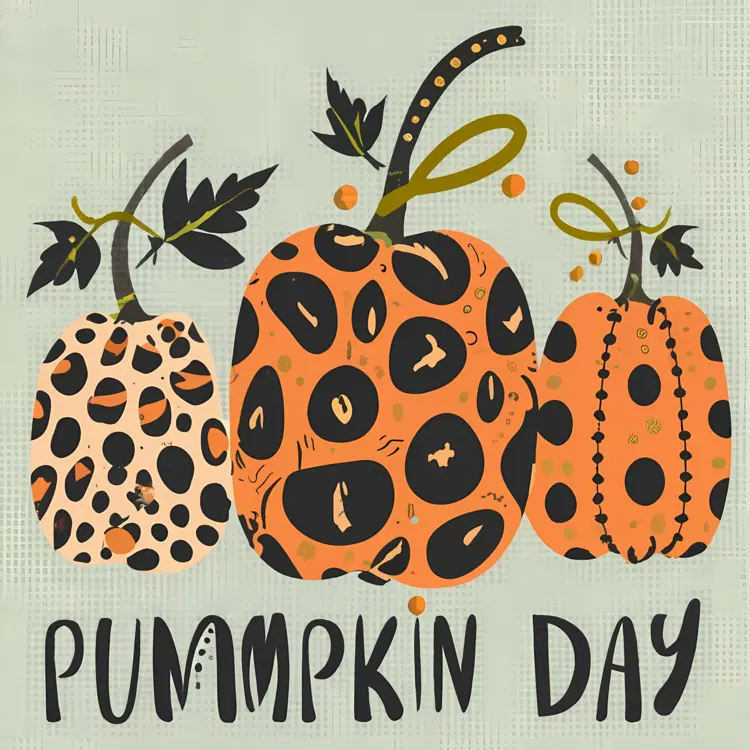 Spotted Pumpkins for Pumpkin Day