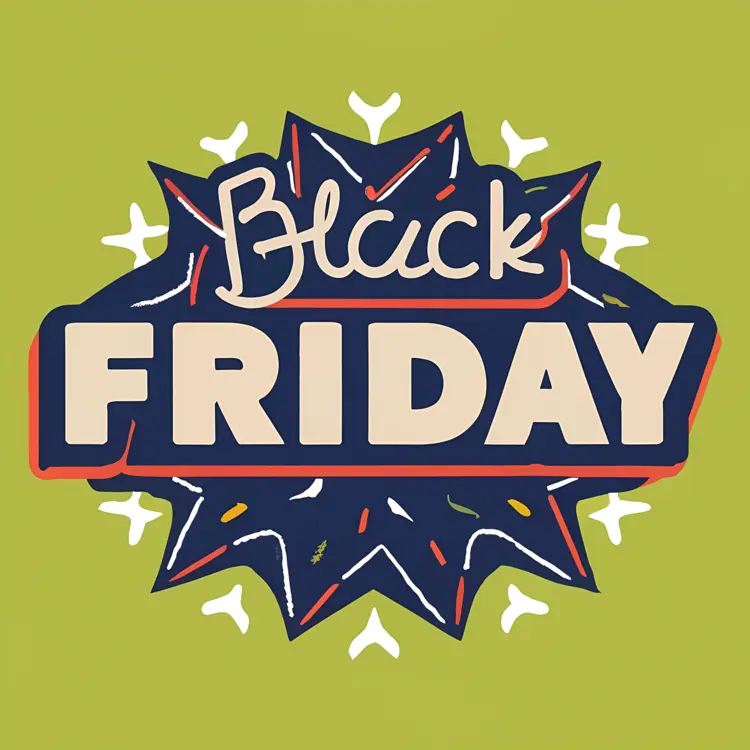 Beautiful cups for Black Friday concept