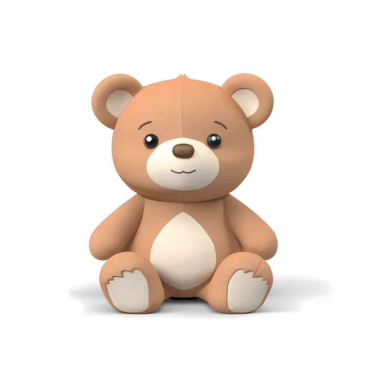 Cute Brown Teddy Bear Toy