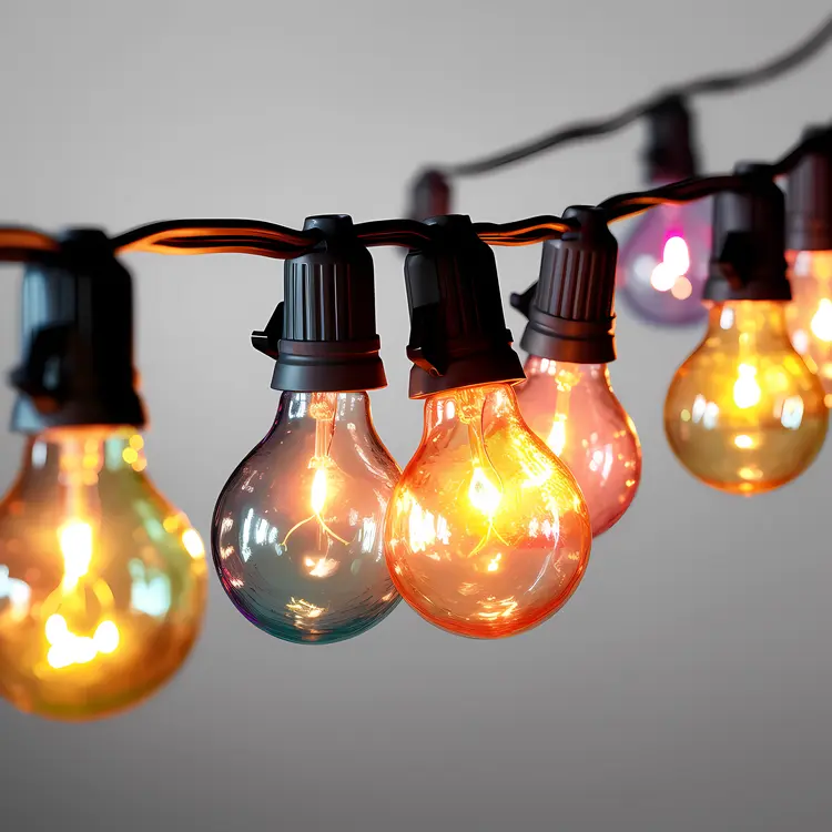 Colorful String Lights for Festive Decoration