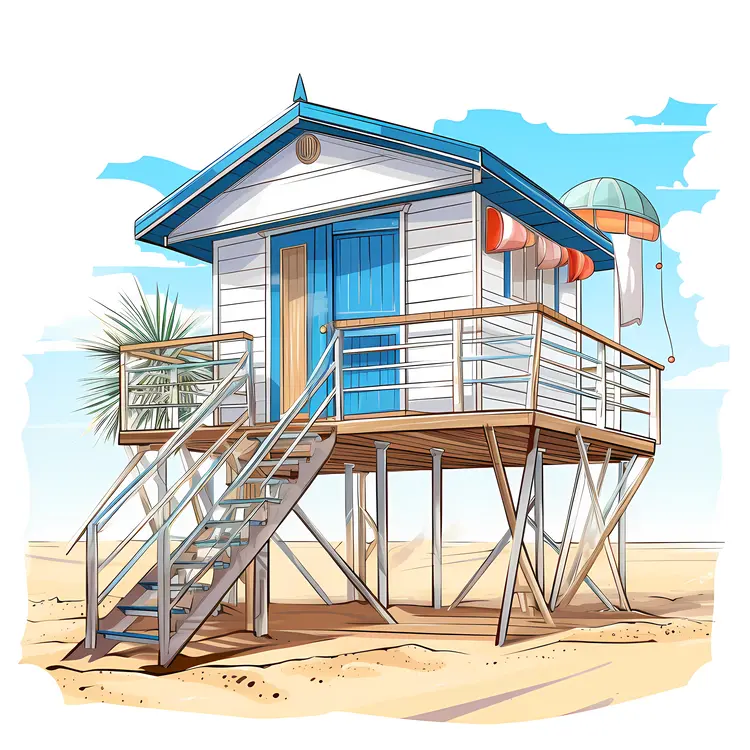 Small cute doodle house