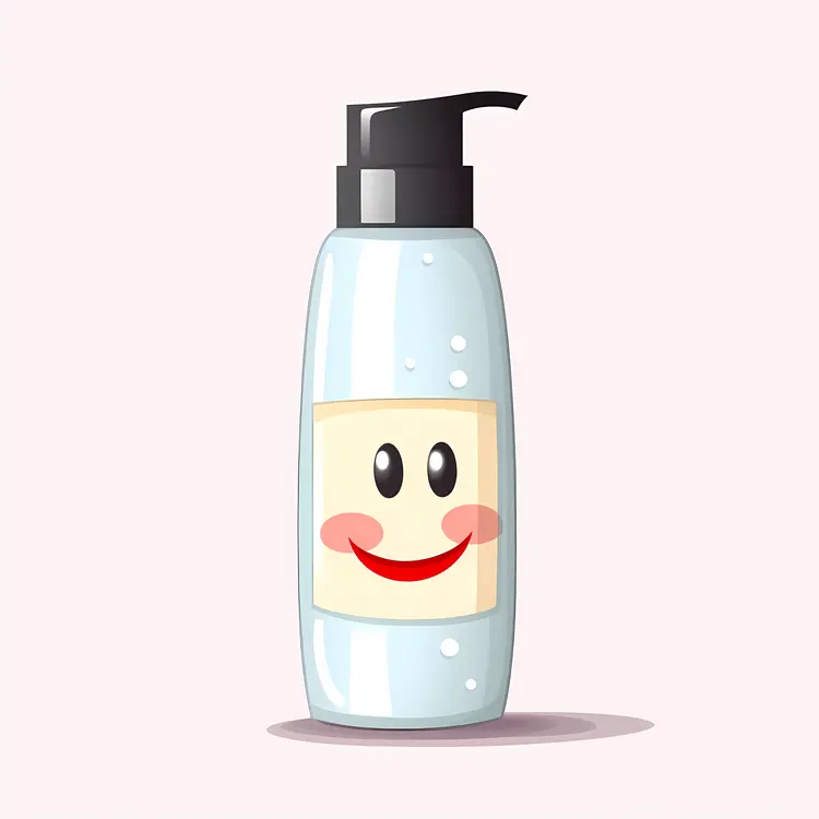 Smiling Lotion Bottle with Pump