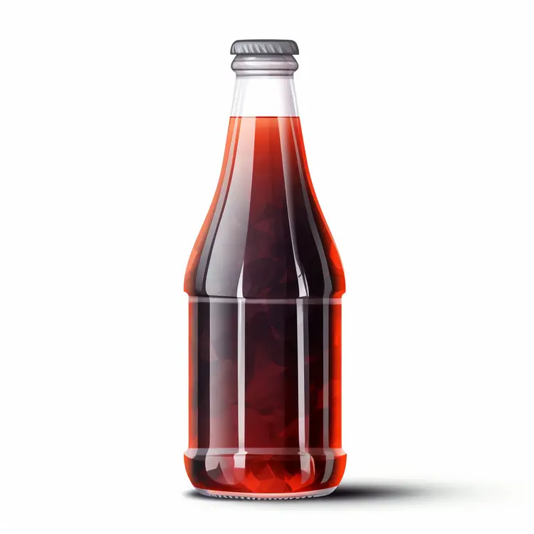 Classic Glass Soda Bottle