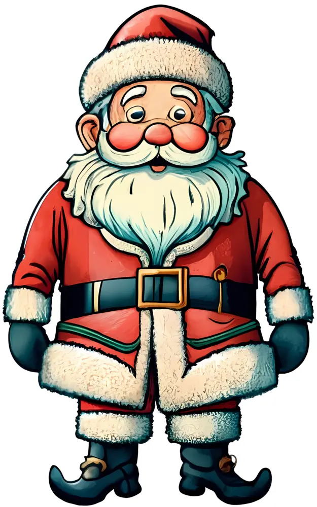 Classic Santa Claus Illustration