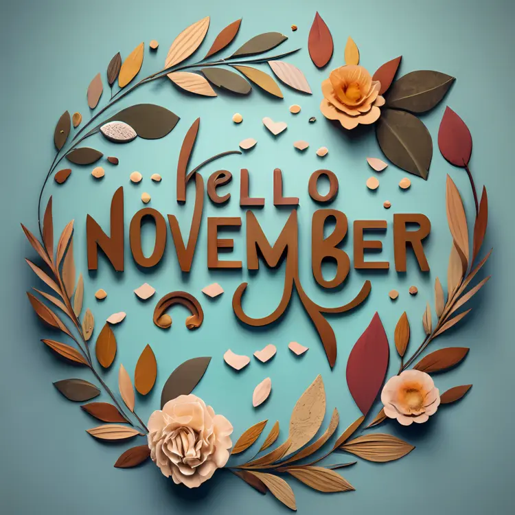 Hello November with Floral Design