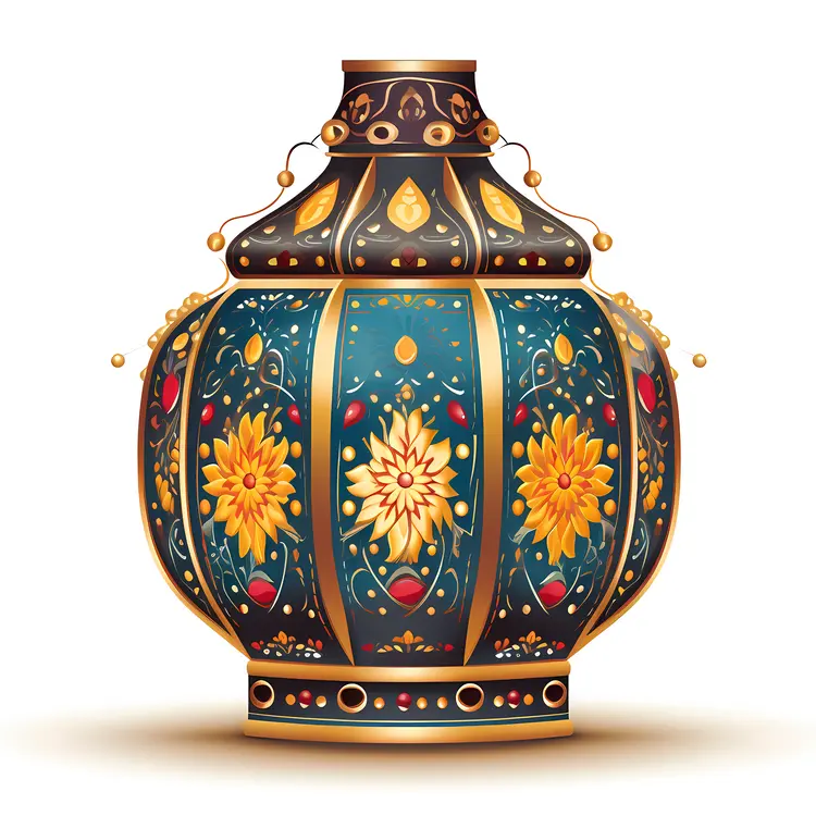 Ornate Floral Lantern