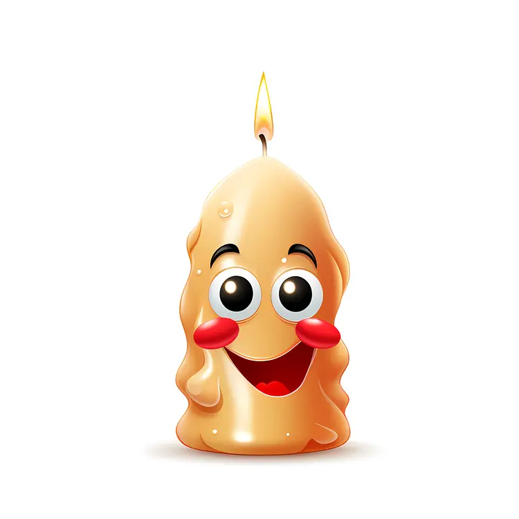 Happy Smiling Candle