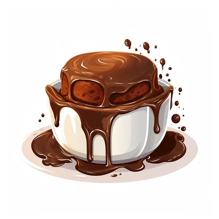 Chocolate Cake with Rich Sauce