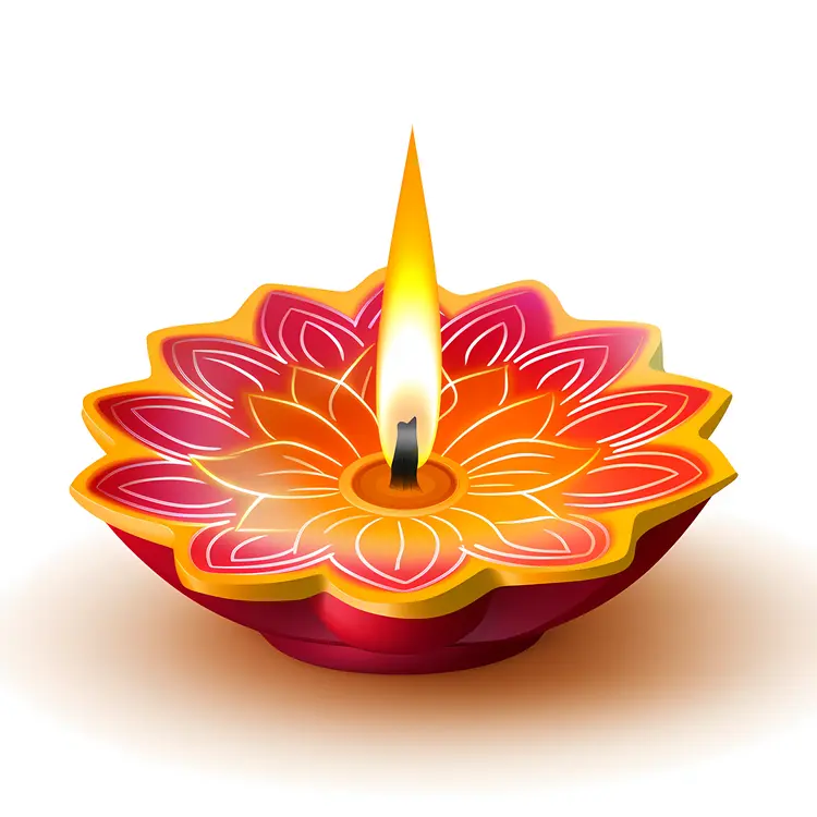 Beautiful Diya Lamp for Diwali Celebration