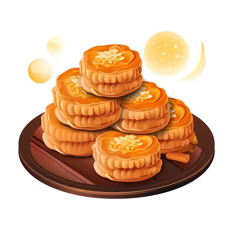 Traditional Mooncakes for Mid-Autumn Festival