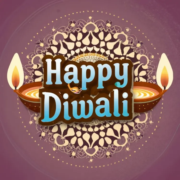 Happy Diwali with Mandala Design