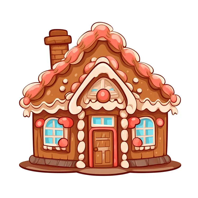 Cute Gingerbread House for Christmas