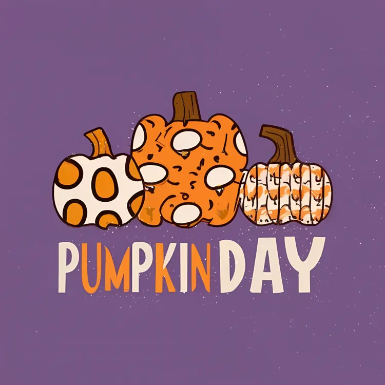 Patterned Pumpkins for Pumpkin Day