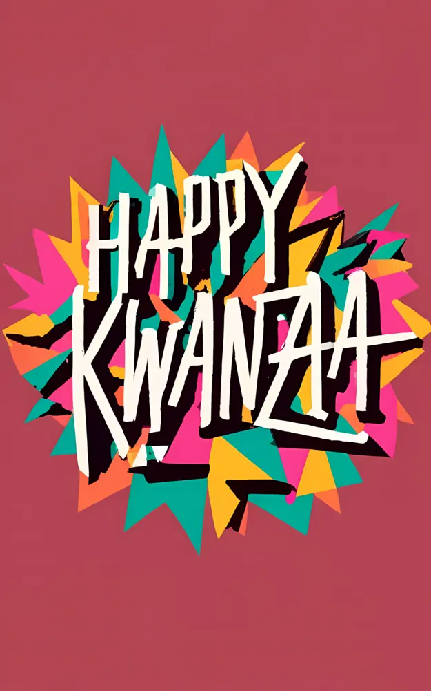 Happy Kwanzaa Vibrant Design