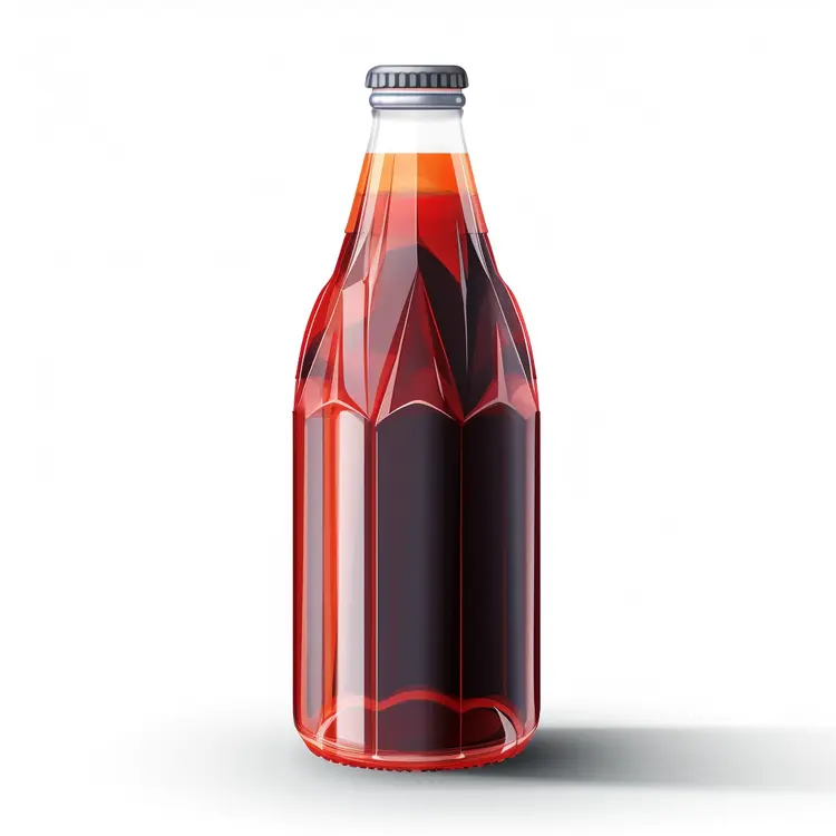 Classic Glass Soda Bottle