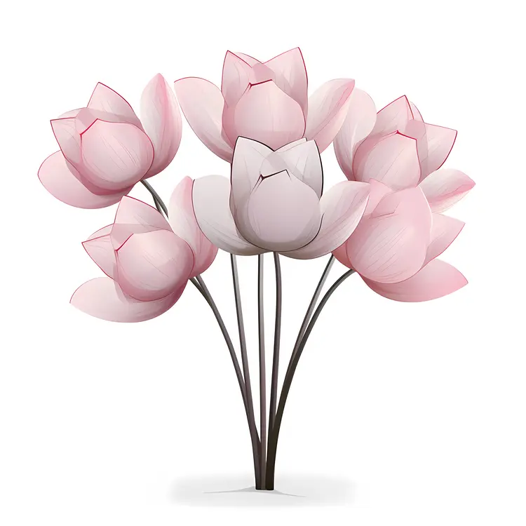 Beautiful Pink Lotus Flowers