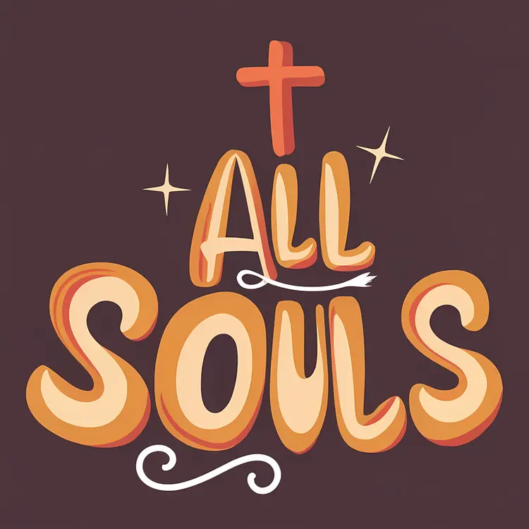 Text and Cross for All Souls Day