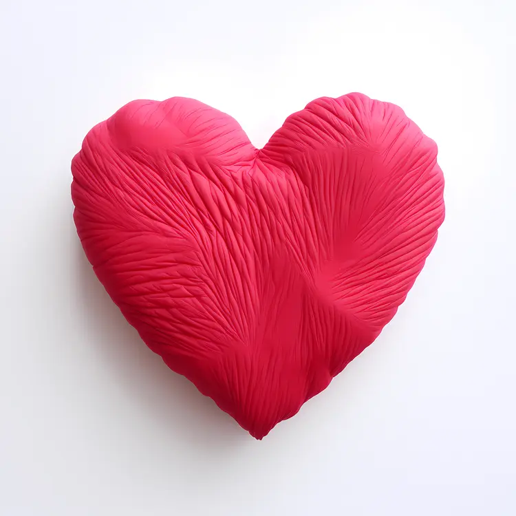 Textured Red Heart