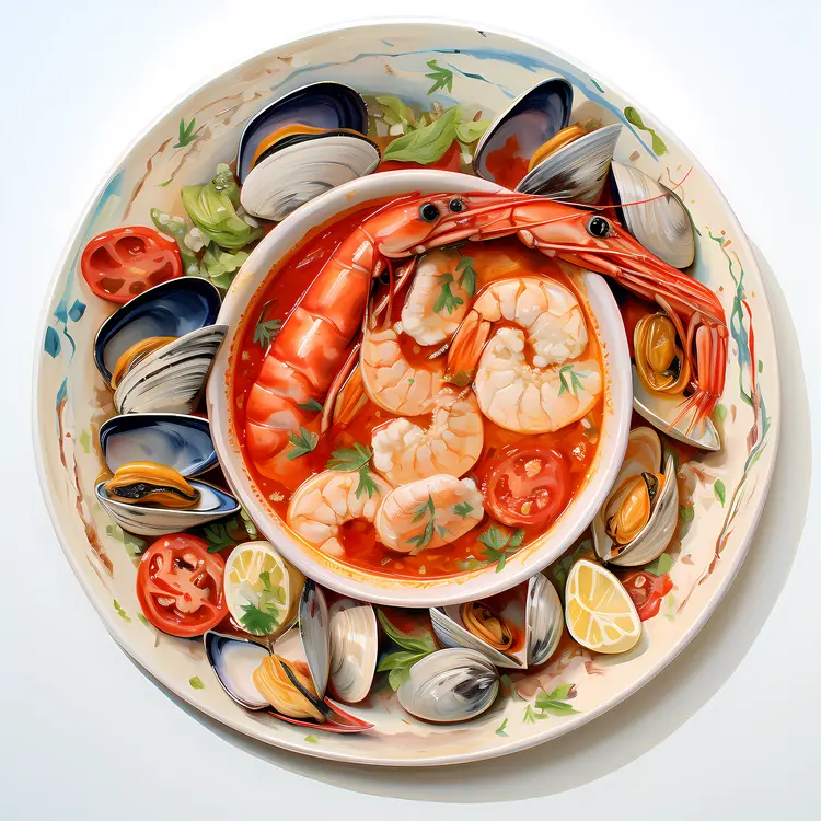 Seafood Soup with Clams