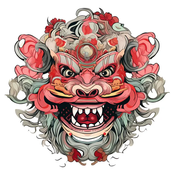 Traditional Lion Mask