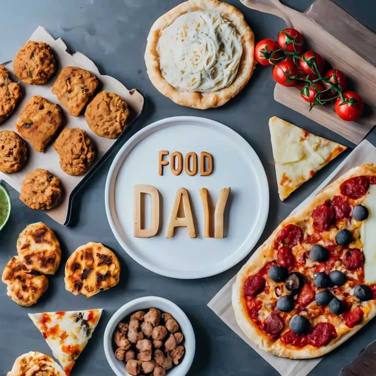 Variety of Delicious Food for Food Day