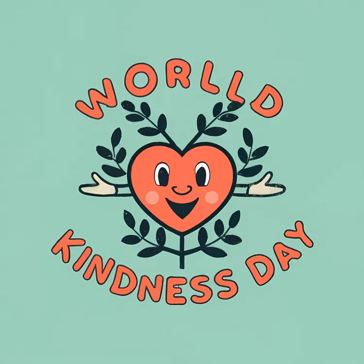 World Kindness Day with Smiling Heart