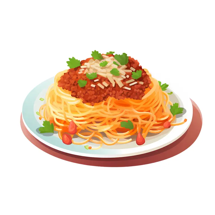 Delicious Spaghetti with Tomato Sauce and Parmesan